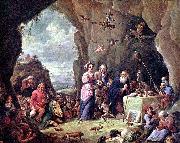 David Teniers the Younger The Temptation of St. Anthony oil on canvas